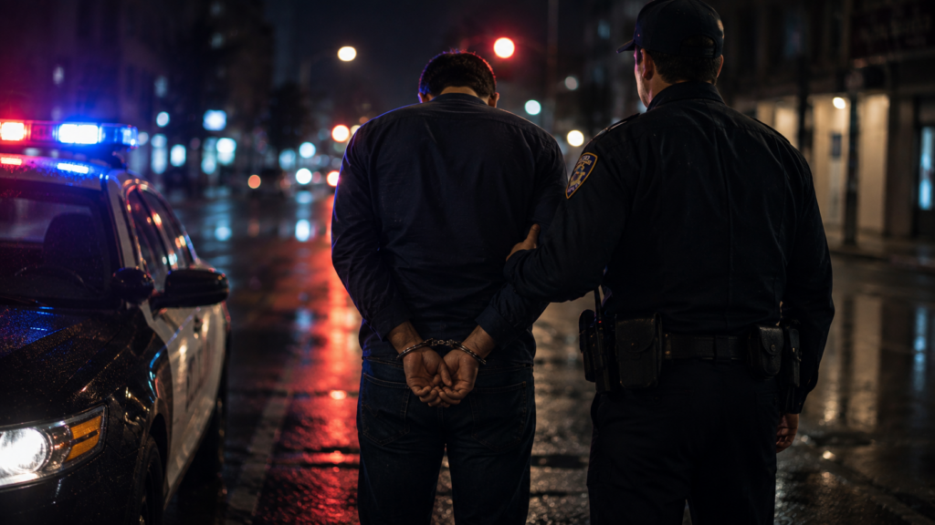 Caught With Drugs in midnight at Miai, Florida