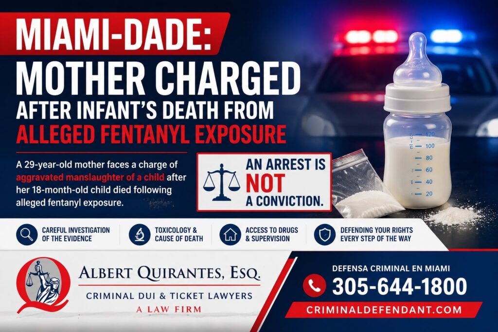 Mother Charged After 18-Month-Old Child Dies From Alleged Fentanyl